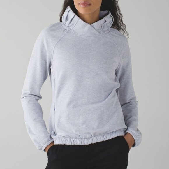 Lululemon After All French Terry Gray Pullover Sweatshirt SZ 6 - Picture 1 of 14